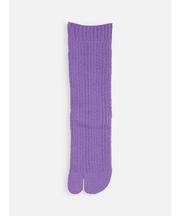 毛混 メッシュ柄足袋ソックス