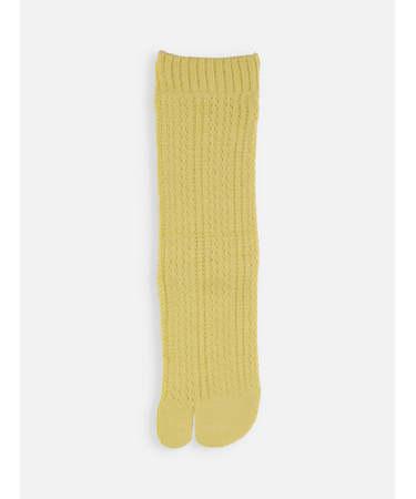 毛混 メッシュ柄足袋ソックス