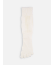 毛混 リブルーズ五本指ソックス