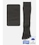【Tabio MEN】デオセル5本指ハイソックス(27.0～29.0cm)