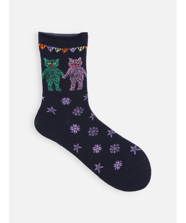 HAPPY HOLIDAYSロールショートソックス