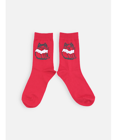 はちわれフリル付ショートソックス