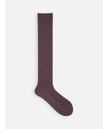 ソリストマナ4×2リブハイソックス