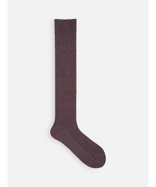 ソリストマナ4×2リブハイソックス