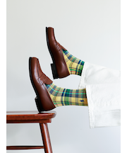 ポニー刺繍マドラスチェックレギュラー