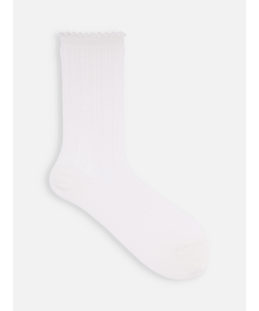 ピコレース柄メッシュソックス