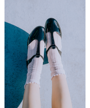 ピコレース柄メッシュソックス