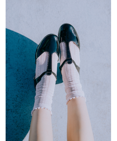 ピコレース柄メッシュソックス