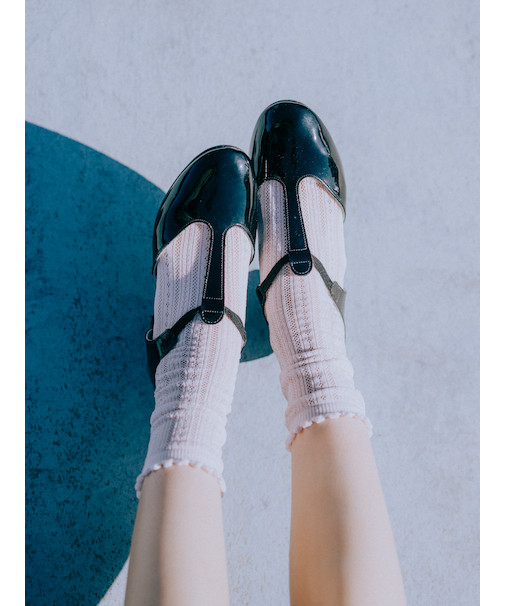 ピコレース柄メッシュソックス