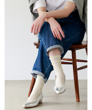 ピコレース柄メッシュソックス