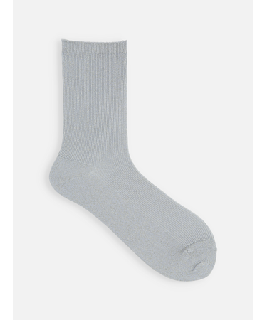 ラメ1×1リブソックス