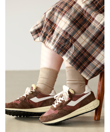 ラメ1×1リブソックス