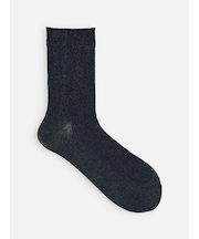 ラメ1×1リブソックス