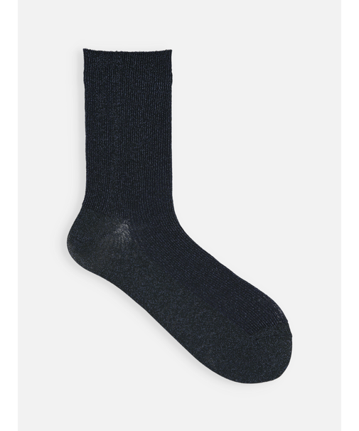 ラメ1×1リブソックス