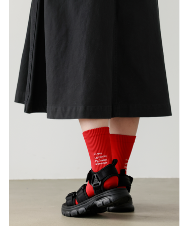 ドライアメリブロゴ刺繍ソックス