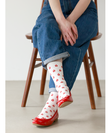 アメリブプチフラワーソックス