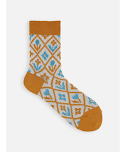 花柄ジャカードソックス