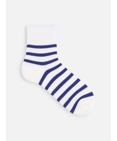 【Tabio MEN】SJボーダーショート丈ソックス