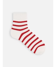 【Tabio MEN】SJボーダーショート丈ソックス