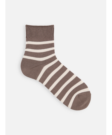 【Tabio MEN】SJボーダーショート丈ソックス