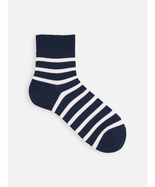 【Tabio MEN】SJボーダーショート丈ソックス