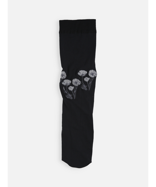 フラワー刺繍ハイソックス