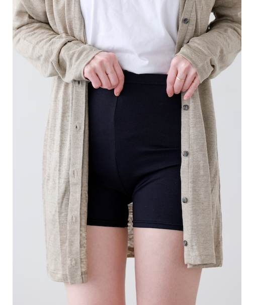 やさしい綿のペチパンツ 2分丈