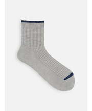 ワッフルTOP切り替えショートソックス