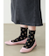 フロート小花ショートソックス