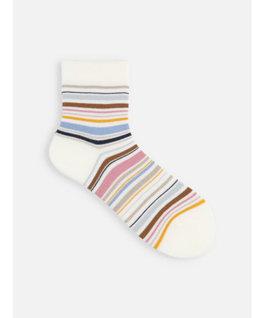 マルチボーダーショートソックス