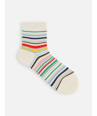 マルチボーダーショートソックス