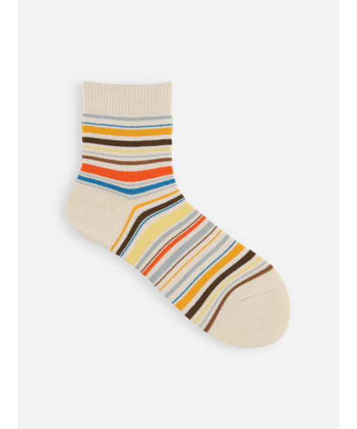 マルチボーダーショートソックス