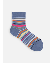 マルチボーダーショートソックス