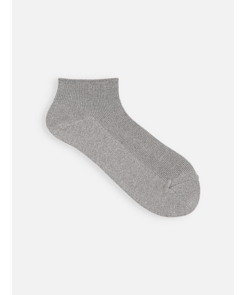 シャイニーラメ1×1リブショートソックス