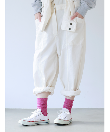 ツイストMIXカラーリブソックス