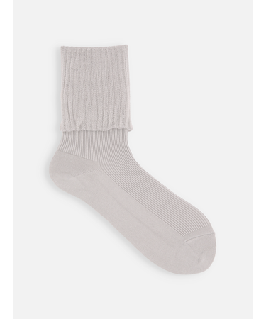 レーシーフレアリブショートソックス