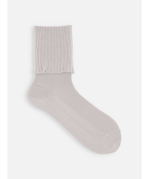 レーシーフレアリブショートソックス