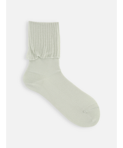 レーシーフレアリブショートソックス