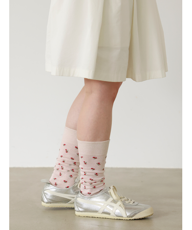 ミディ | プチメッシュフラワーソックス
