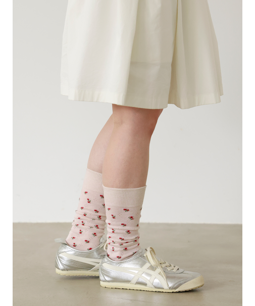 ミディ | プチメッシュフラワーソックス