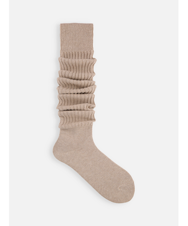 ざっくりリブロングルーズソックス