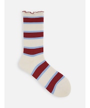 メロウマルチボーダーリブソックス