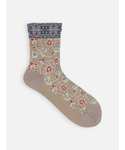 エキゾチックフラワーフロートショートソックス