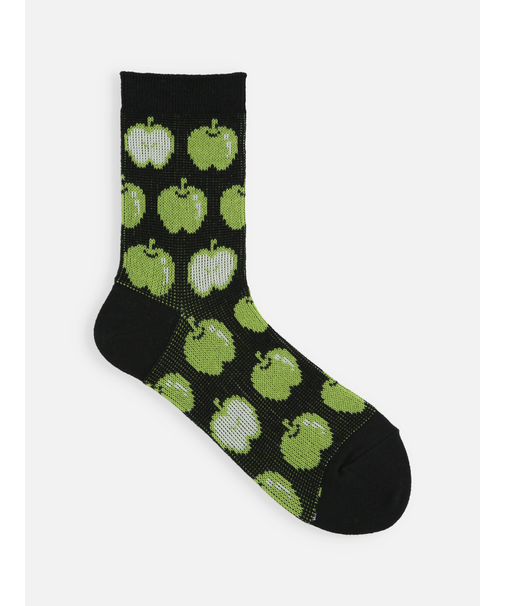 たっぷりアップルジャカードショートソックス