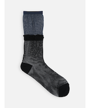 シアーレイヤード風ソックス