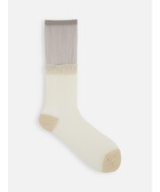 シアーレイヤード風ソックス