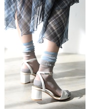 シアーレイヤード風ソックス