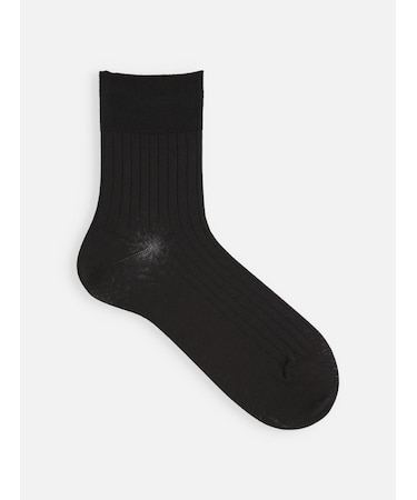 【Tabio MEN】スーピマリブショートソックス