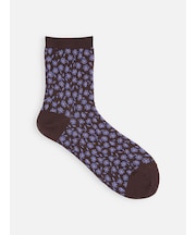 ガーゼ調マーガレットショートソックス