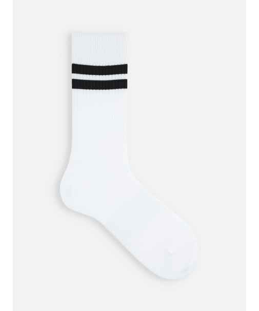 【Tabio MEN】DRYリブ2本ラインソックス